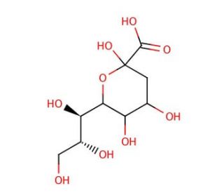3-Deoxy-D-glycero-D-galacto-2-nonulosonic Acid (CAS 153666-19-4) - chemical structure image