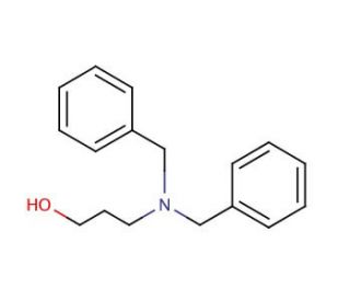 3-(Dibenzylamino)-1-propanol (CAS 3161-51-1) - chemical structure image