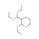 3-(Diethoxymethyl)-2-ethoxytetrahydro-2H-pyran (CAS 69549-51-5) - chemical structure image