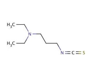 3-(Diethylamino)propyl isothiocyanate (CAS 2626-52-0) - chemical structure image