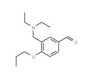 3-Diethylaminomethyl-4-propoxy-benzaldehyde - chemical structure image