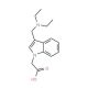 (3-Diethylaminomethyl-indol-1-yl)-acetic acid - chemical structure image
