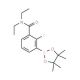 3-(Diethylcarbamoyl)-2-fluorophenylboronic acid, pinacol ester (CAS 1150271-35-4) - chemical structure image