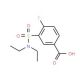 3-Diethylsulfamoyl-4-fluoro-benzoic acid (CAS 311785-50-9) - chemical structure image