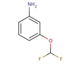 3-(Difluoromethoxy)aniline (CAS 22236-08-4) - chemical structure image