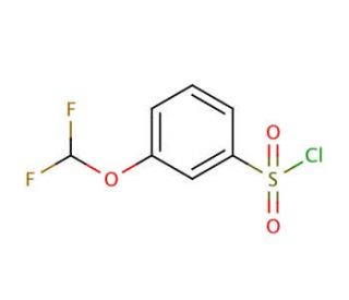 3-(Difluoromethoxy)benzenesulfonyl chloride (CAS 351003-38-8) - chemical structure image