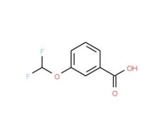 3-(Difluoromethoxy)benzoic acid (CAS 4837-19-8) - chemical structure image
