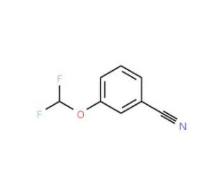 3-(Difluoromethoxy)benzonitrile (CAS 97582-88-2) - chemical structure image