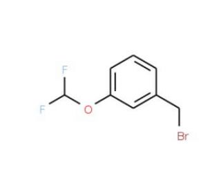 3-(Difluoromethoxy)benzyl bromide (CAS 72768-95-7) - chemical structure image