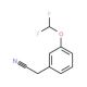 3-(Difluoromethoxy)phenylacetonitrile (CAS 41429-18-9) - chemical structure image