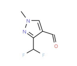 3-(Difluoromethyl)-4-formyl-1-methyl-1H-pyrazole (CAS 128225-66-1) - chemical structure image