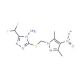 3-(Difluoromethyl)-5-{[(3,5-dimethyl-4-nitro-1H-pyrazol-1-yl)methyl]thio}-4H-1,2,4-triazol-4-amine - chemical structure image