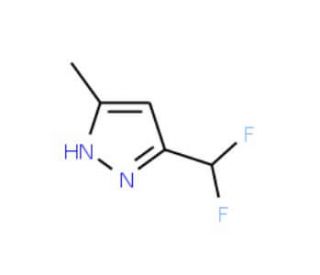 3-(Difluoromethyl)-5-methyl-1H-pyrazole (CAS 934759-09-8) - chemical structure image