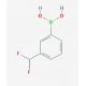 3-Difluoromethyl-phenylboronic acid (CAS 854690-87-2) - chemical structure image