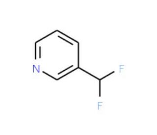 3-(Difluoromethyl)pyridine (CAS 76541-44-1) - chemical structure image
