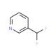 3-(Difluoromethyl)pyridine (CAS 76541-44-1) - chemical structure image