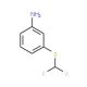 3-Difluoromethylsulfanyl-phenylamine (CAS 24933-59-3) - chemical structure image