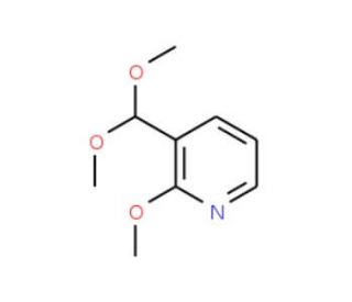 3-Dimethoxymethyl-2-methoxy-pyridine (CAS 869735-23-9) - chemical structure image
