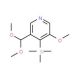3-(Dimethoxymethyl)-5-methoxy-4-(trimethylsilyl)-pyridine (CAS 1138443-91-0) - chemical structure image