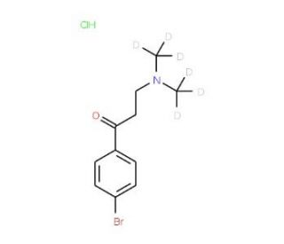 3-(Dimethyl-d6-amino)-4&prime;-bromopropiophenone Hydrochloride - chemical structure image