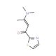3-(Dimethylamino)-1-(1,3-thiazol-2-yl)-2-buten-1-one - chemical structure image
