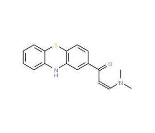 3-(Dimethylamino)-1-(10H-phenothiazin-2-yl)-2-propen-1-one (CAS 63285-46-1) - chemical structure image