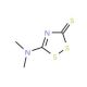 3-Dimethylamino-1,2,4-dithiazole-5-thione (CAS 29220-04-0) - chemical structure image