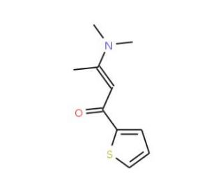 3-(Dimethylamino)-1-(2-thienyl)-2-buten-1-one - chemical structure image