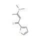 3-(Dimethylamino)-1-(2-thienyl)-2-buten-1-one - chemical structure image