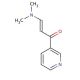 3-Dimethylamino-1-(3-pyridyl)-2-propen-1-one (CAS 55314-16-4) - chemical structure image