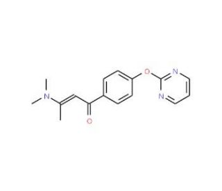 3-(Dimethylamino)-1-[4-(2-pyrimidinyloxy)phenyl]-2-buten-1-one - chemical structure image