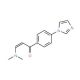 3-Dimethylamino-1-(4-imidazol-1-yl-phenyl)-propenone - chemical structure image