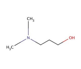 3-Dimethylamino-1-propanol (CAS 3179-63-3) - chemical structure image