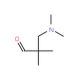 3-(Dimethylamino)-2,2-dimethylpropanal (CAS 15451-14-6) - chemical structure image