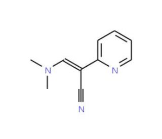 3-(Dimethylamino)-2-(2-pyridinyl)acrylonitrile - chemical structure image