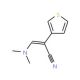 3-(Dimethylamino)-2-(3-thienyl)acrylonitrile - chemical structure image