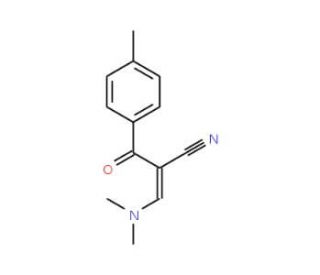 3-(Dimethylamino)-2-(4-methylbenzoyl)acrylonitrile (CAS 96232-41-6) - chemical structure image