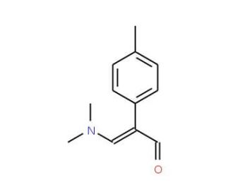 3-(Dimethylamino)-2-(4-methylphenyl)acrylaldehyde (CAS 53868-38-5) - chemical structure image