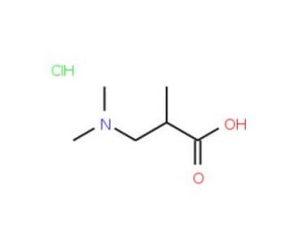 3-(Dimethylamino)-2-methylpropanoic acid hydrochloride - chemical structure image