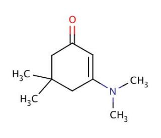 3-(Dimethylamino)-5,5-dimethyl-2-cyclohexen-1-one (CAS 31039-88-0) - chemical structure image