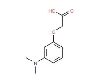 (3-Dimethylamino-phenoxy)-acetic acid - chemical structure image