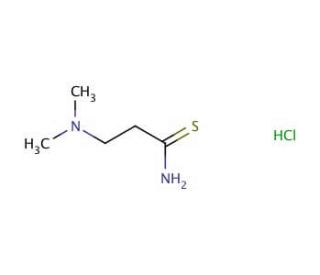 3-(dimethylamino)propanethioamide hydrochloride - chemical structure image