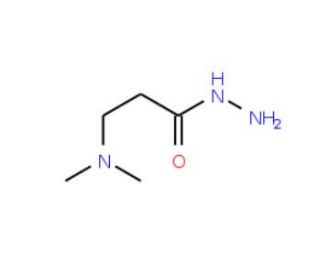3-(dimethylamino)propanohydrazide (CAS 22636-79-9) - chemical structure image