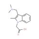 (3-Dimethylaminomethyl-2-methyl-indol-1-yl)-acetic acid - chemical structure image