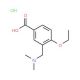 3-Dimethylaminomethyl-4-ethoxy-benzoic acid hydrochloride - chemical structure image