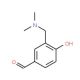 3-Dimethylaminomethyl-4-hydroxy-benzaldehyde (CAS 116546-04-4) - chemical structure image