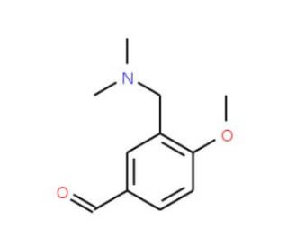 3-Dimethylaminomethyl-4-methoxy-benzaldehyde - chemical structure image