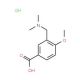 3-Dimethylaminomethyl-4-methoxy-benzoic acid hydrochloride - chemical structure image