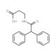 3-Diphenylacetylaminopropionic acid - chemical structure image