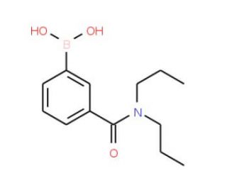 3-(Dipropylcarbamoyl)phenylboronic acid (CAS 850567-39-4) - chemical structure image